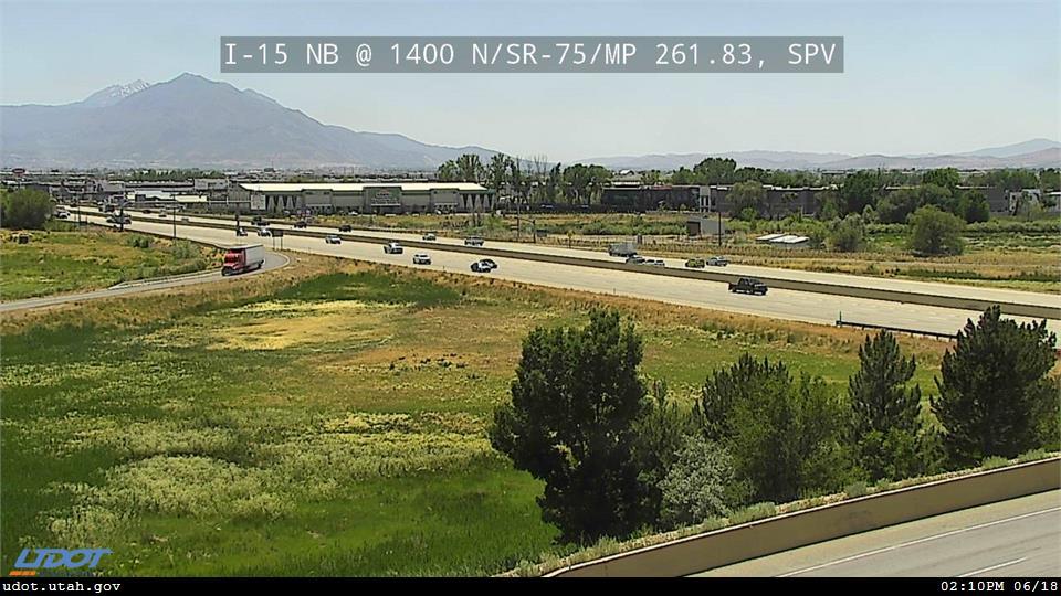 I-15 NB @ 1400 N / SR-75 / MP 261.83, SPV